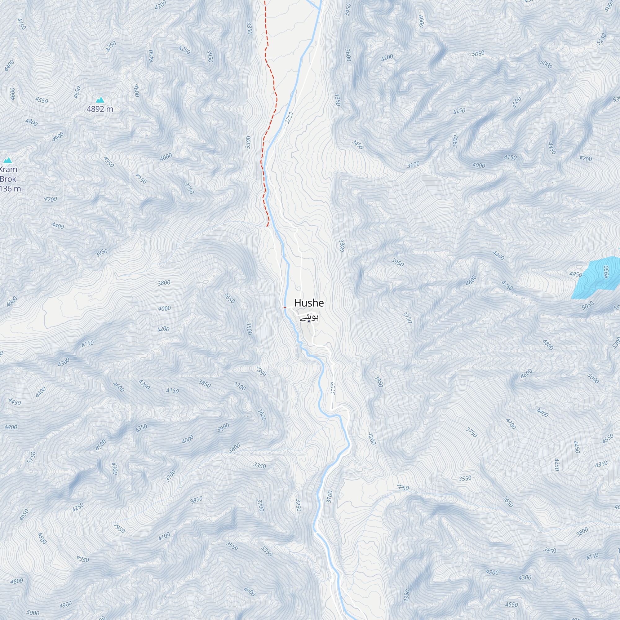 Hushe Guest House map
