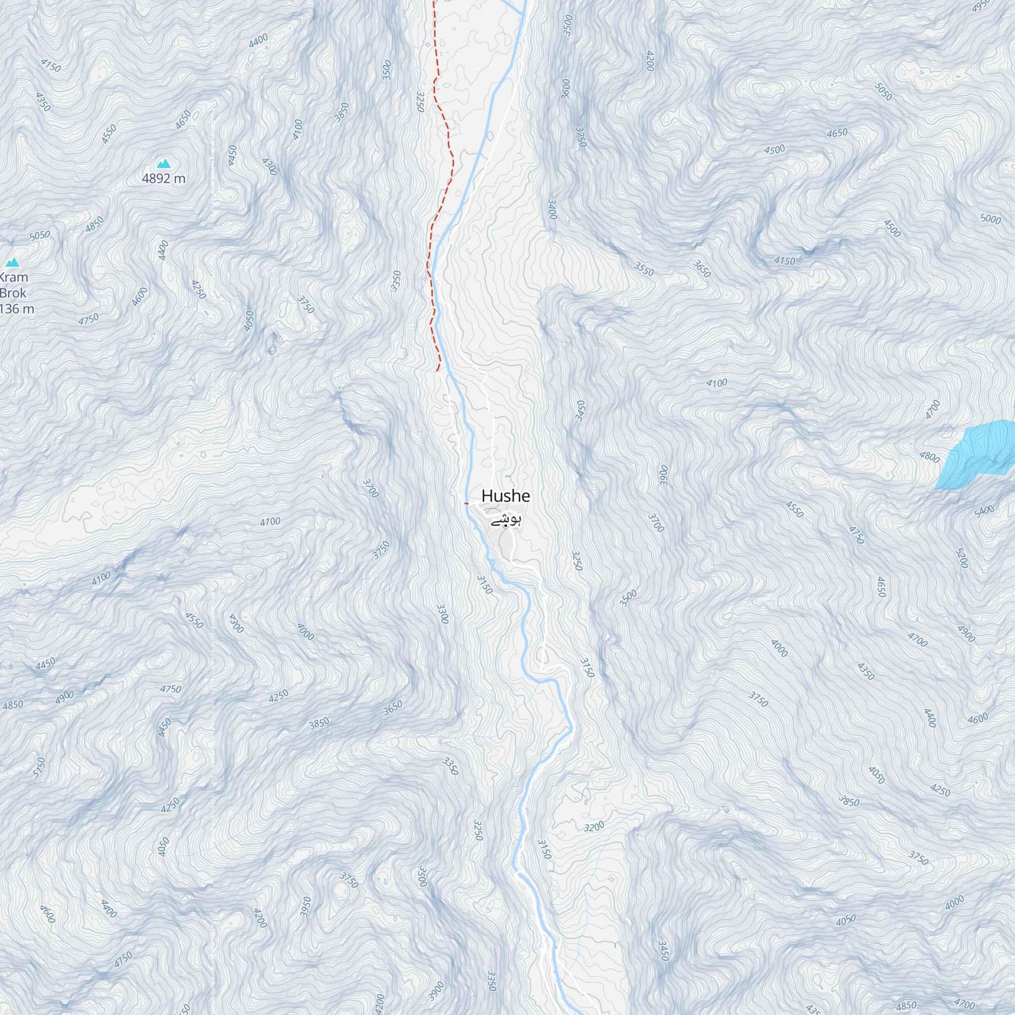 Hushe Guest House map