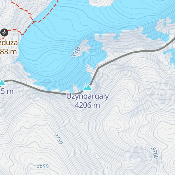 Map of Uzynqargaly