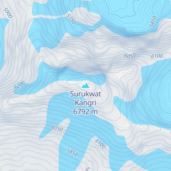 Map of Surukwat Kangri