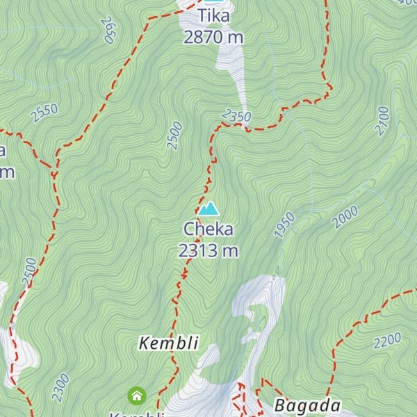 Map of Cheka