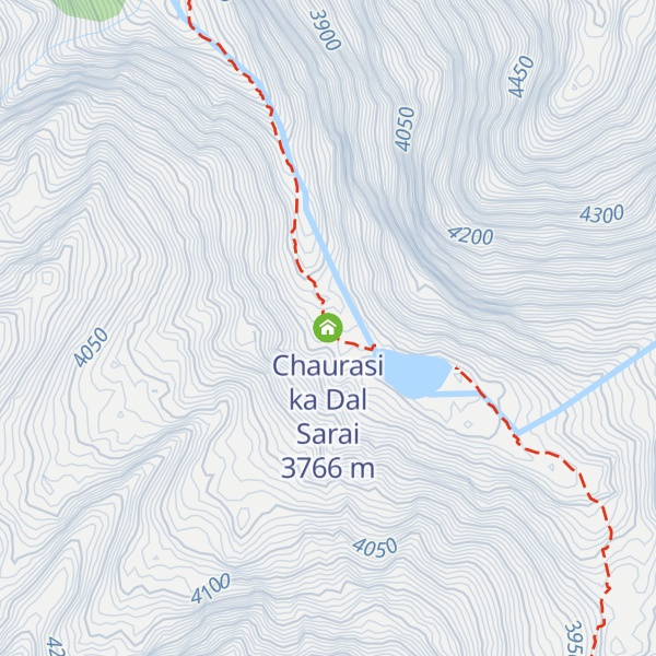 Map of Chaurasi ka Dal Sarai