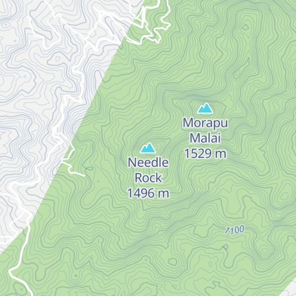 Map of Needle Rock