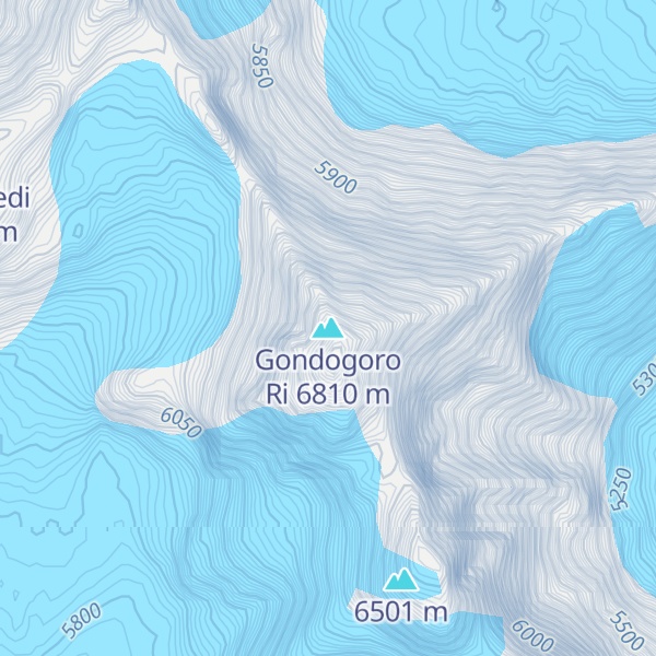 Map of Gondogoro Ri