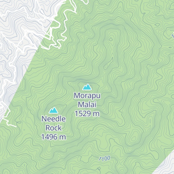 Map of Morapu Malai