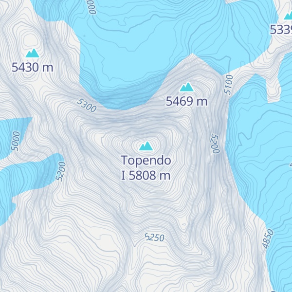 Map of Topendo I