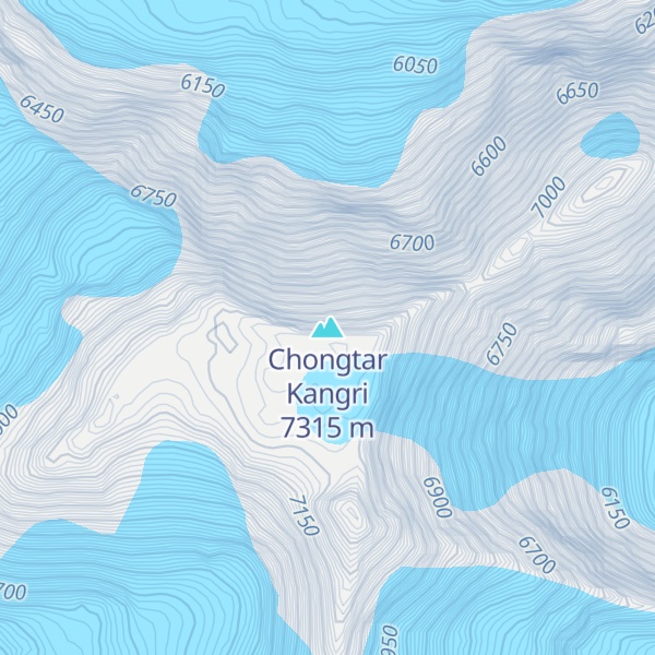 Map of Chongtar Kangri