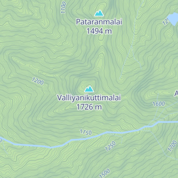 Map of Valliyanikuttimalai