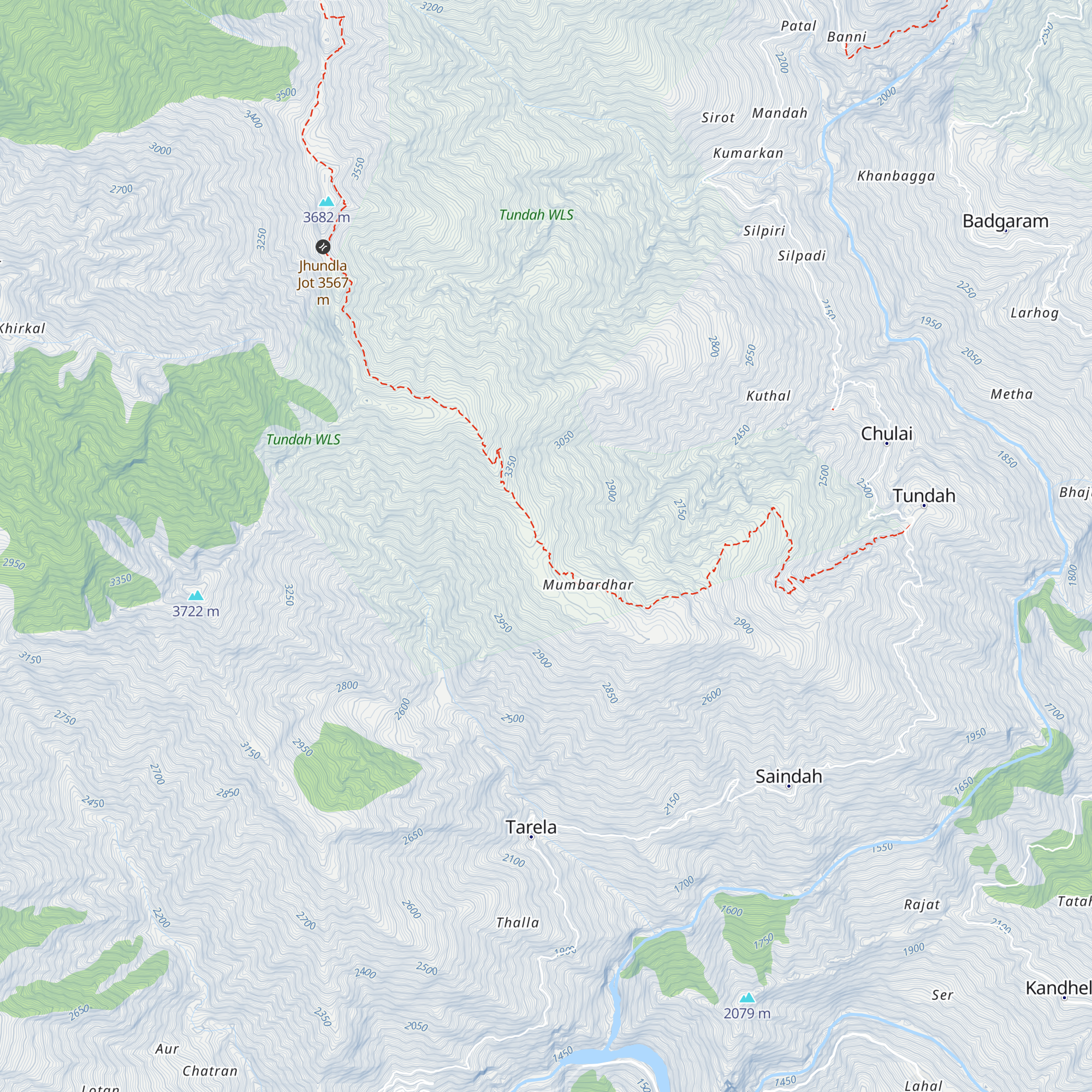 Forest Shelter map