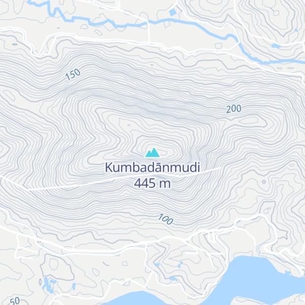Map of Kumbadānmudi