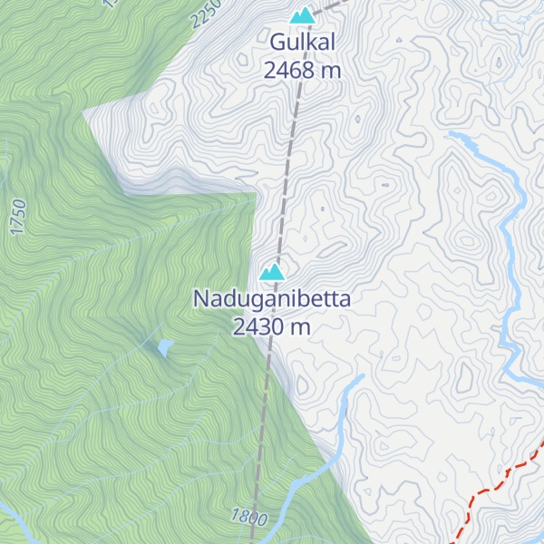 Map of Naduganibetta