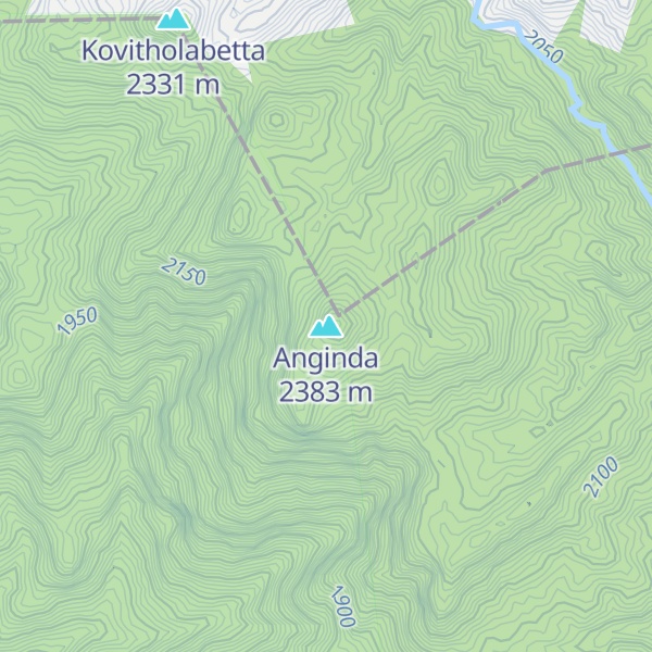 Map of Anginda