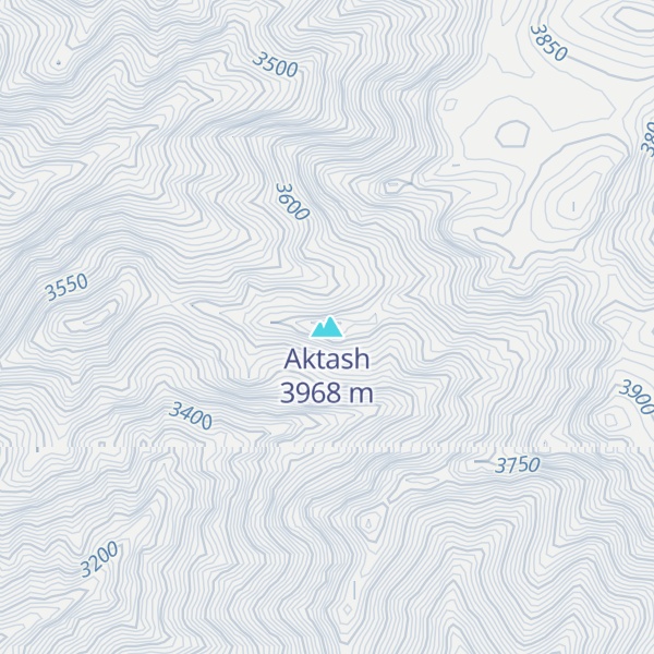 Map of Aktash