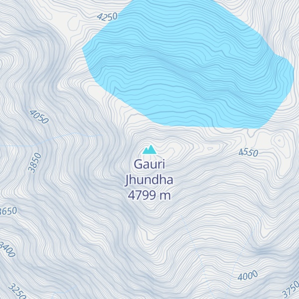 Map of Gauri Jhundha
