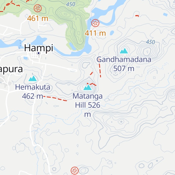 Map of Matanga Hill
