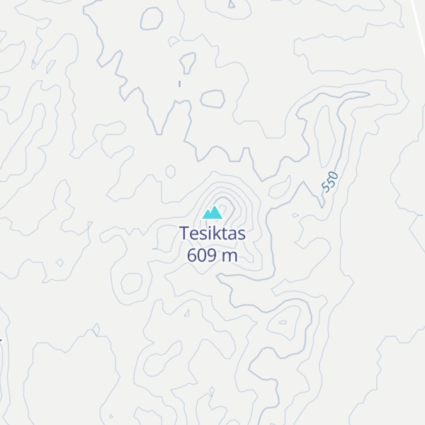 Map of Tesiktas