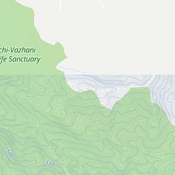 Map of Ponmudi