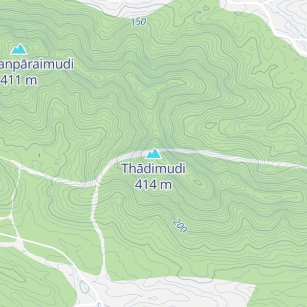 Map of Thādimudi