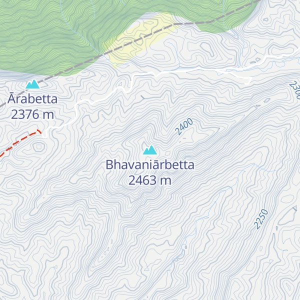 Map of Bhavaniārbetta