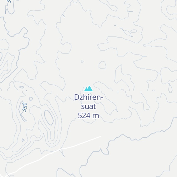 Map of Dzhiren-suat