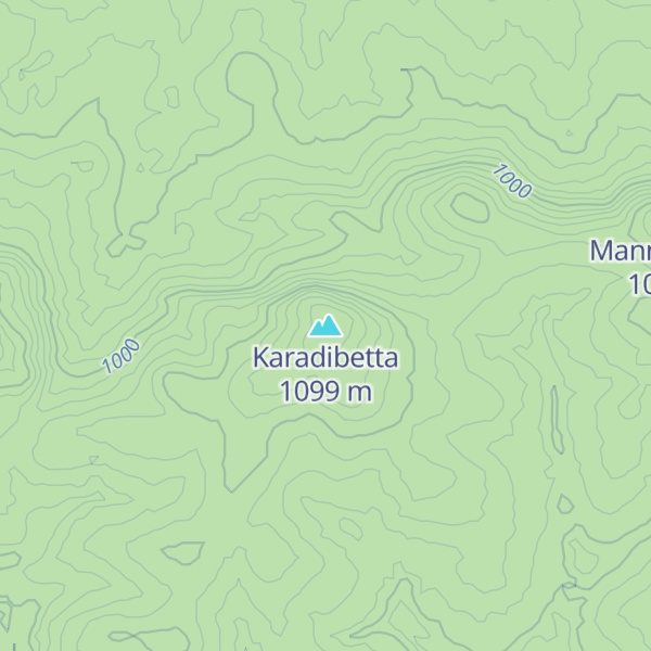 Map of Karadibetta