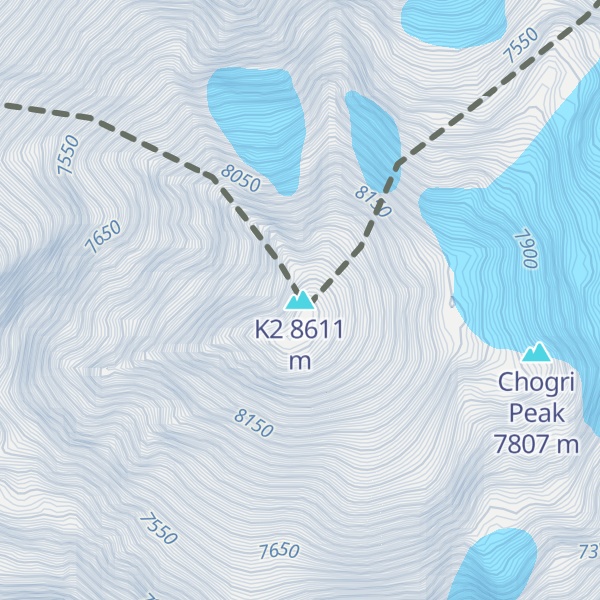 Map of K2