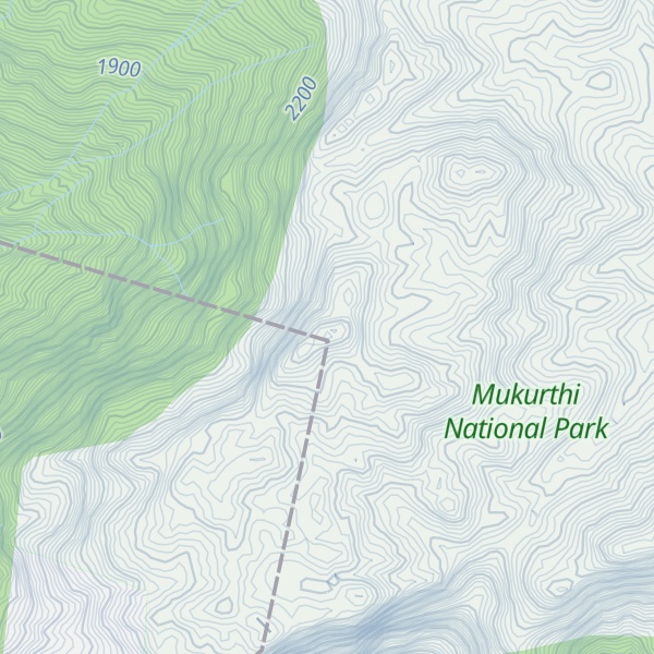 Map of Mukurthi Peak