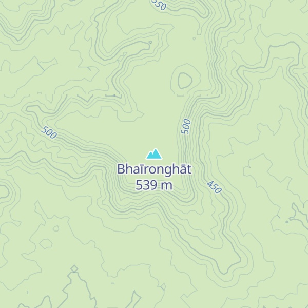 Map of Bhaīronghāt