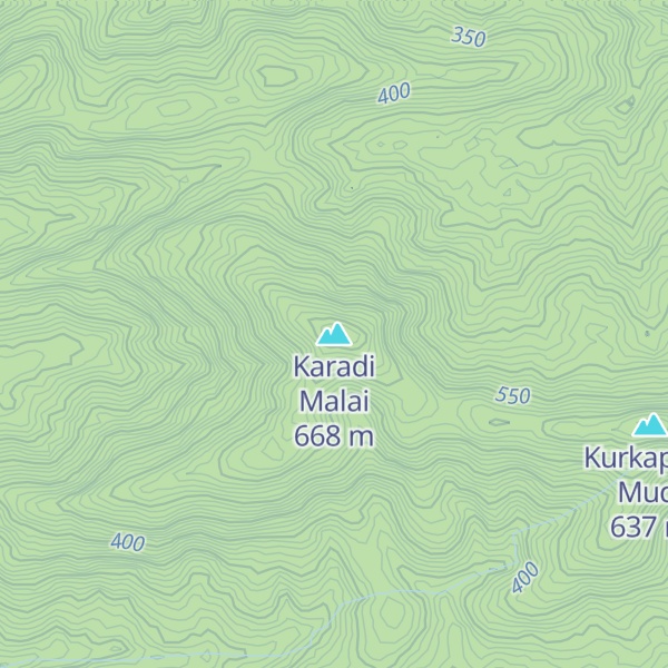 Map of Karadi Malai