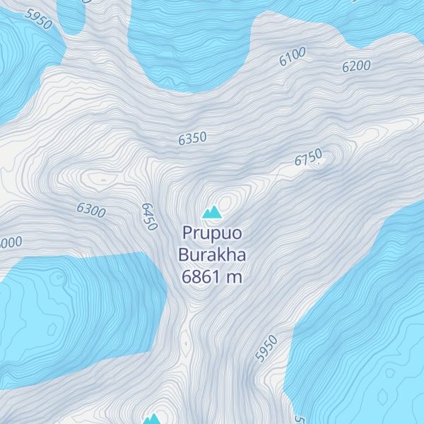 Map of Prupuo Burakha