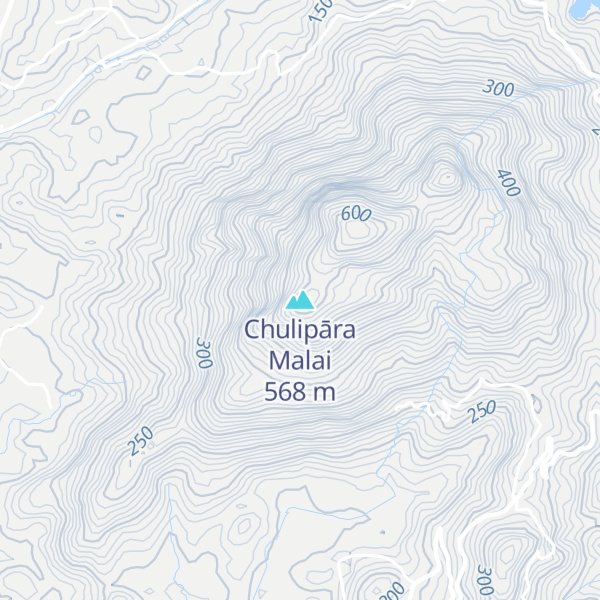 Map of Chulipāra Malai