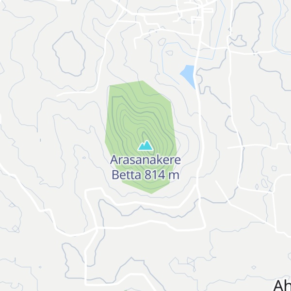 Map of Arasanakere Betta