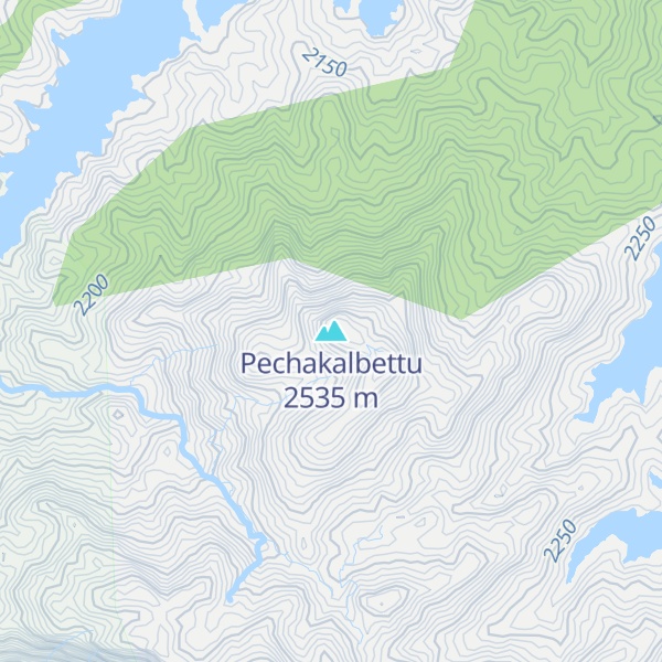 Map of Pechakalbettu