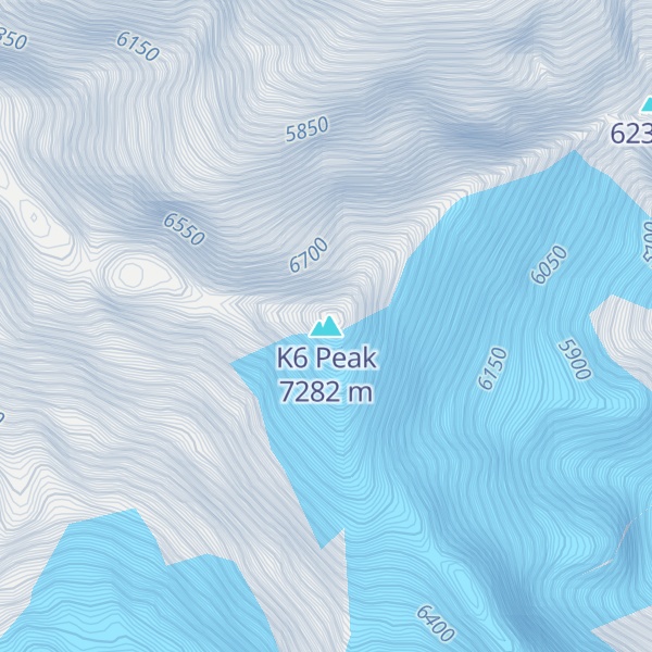 Map of K6 Peak