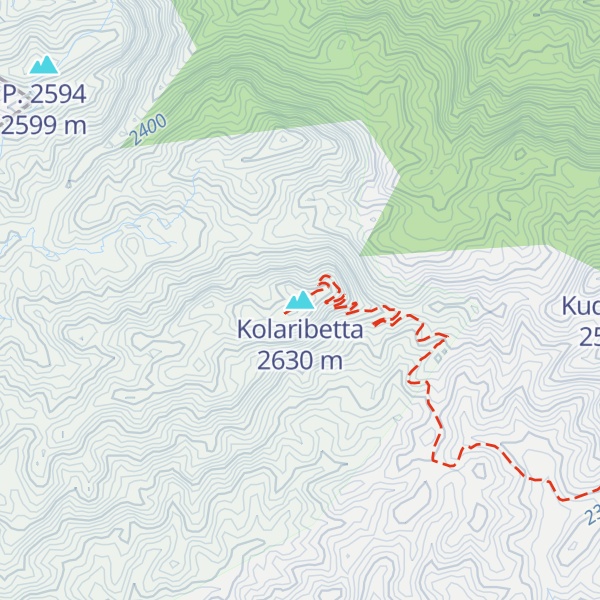 Map of Kolaribetta