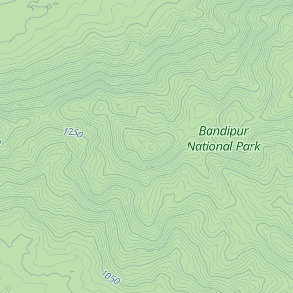 Map of Gopalaswami Betta