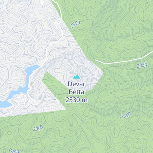 Map of Devar Betta