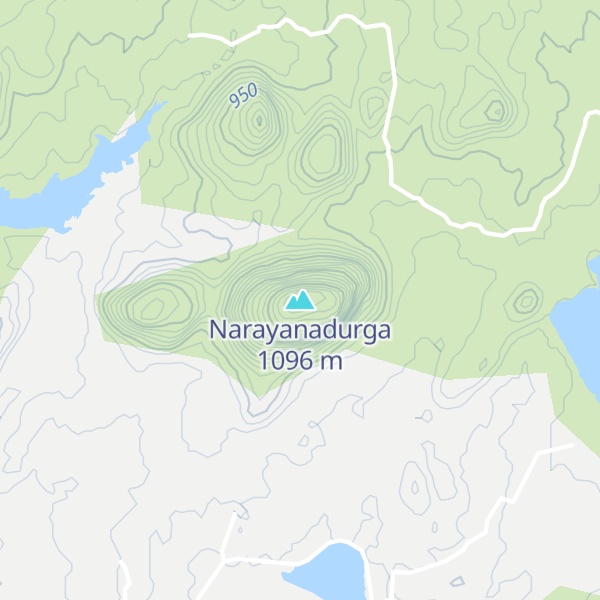 Map of Narayanadurga