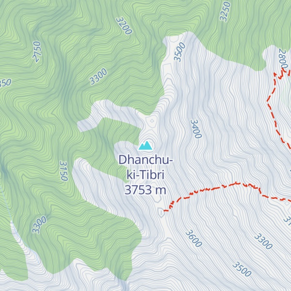 Map of Dhanchu-ki-Tibri