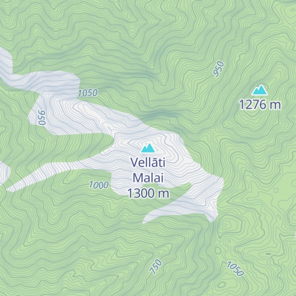 Map of Vellāti Malai