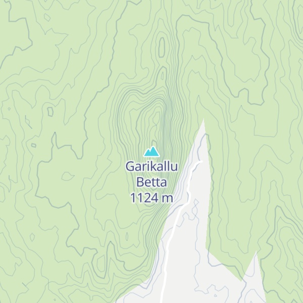 Map of Garikallu Betta