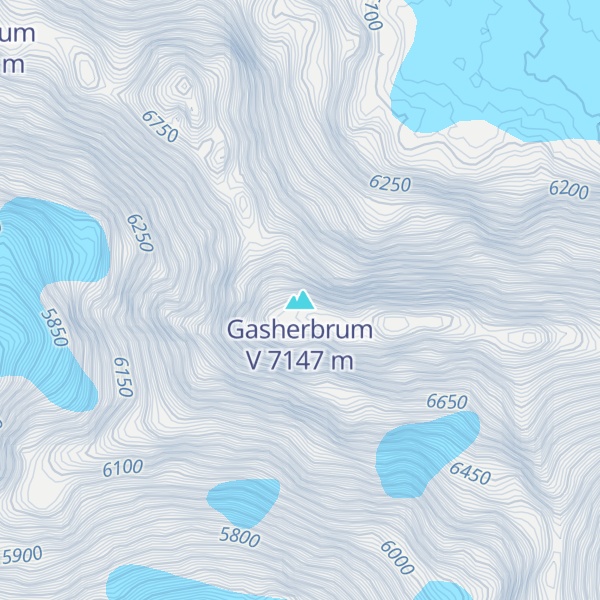 Map of Gasherbrum V