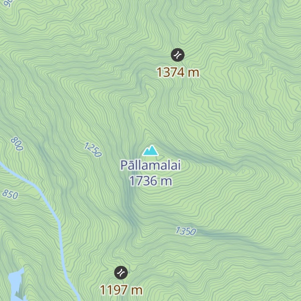 Map of Pāllamalai