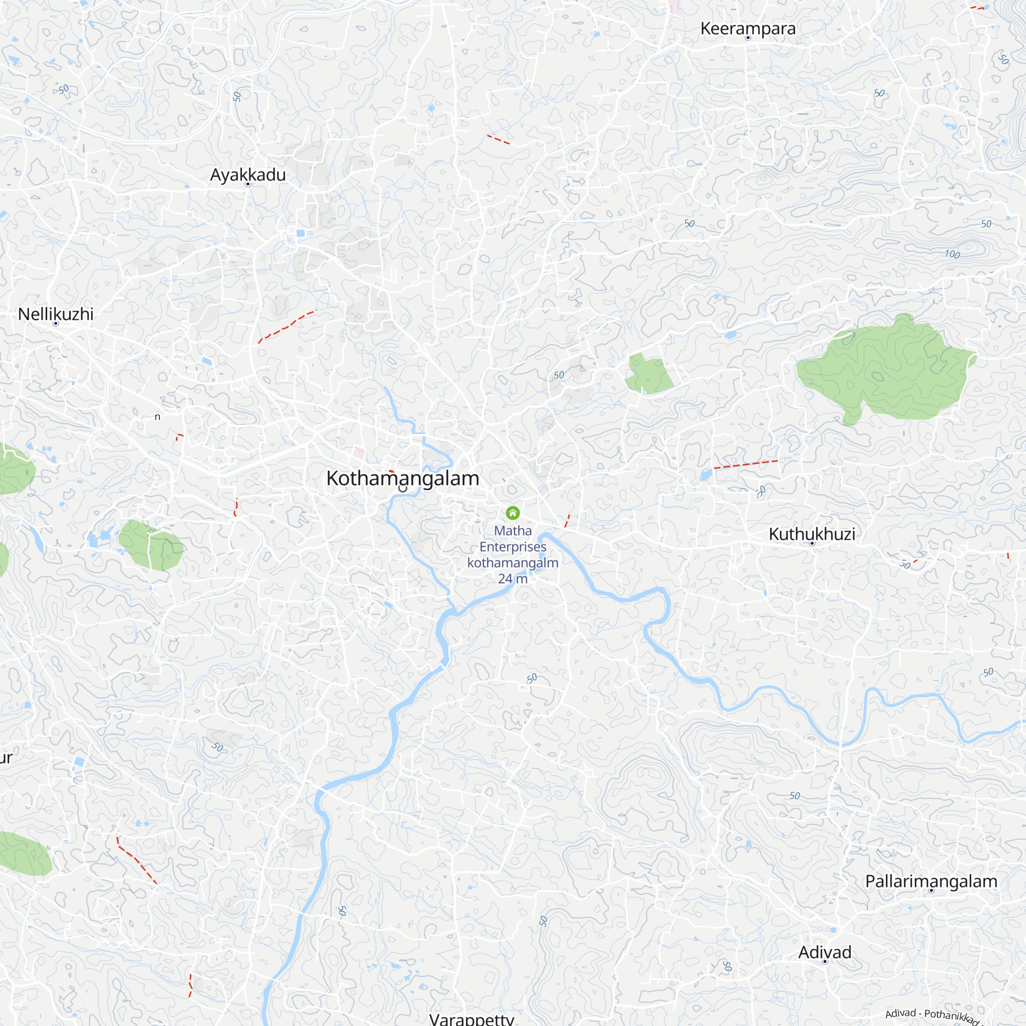 Matha Enterprises kothamangalm map