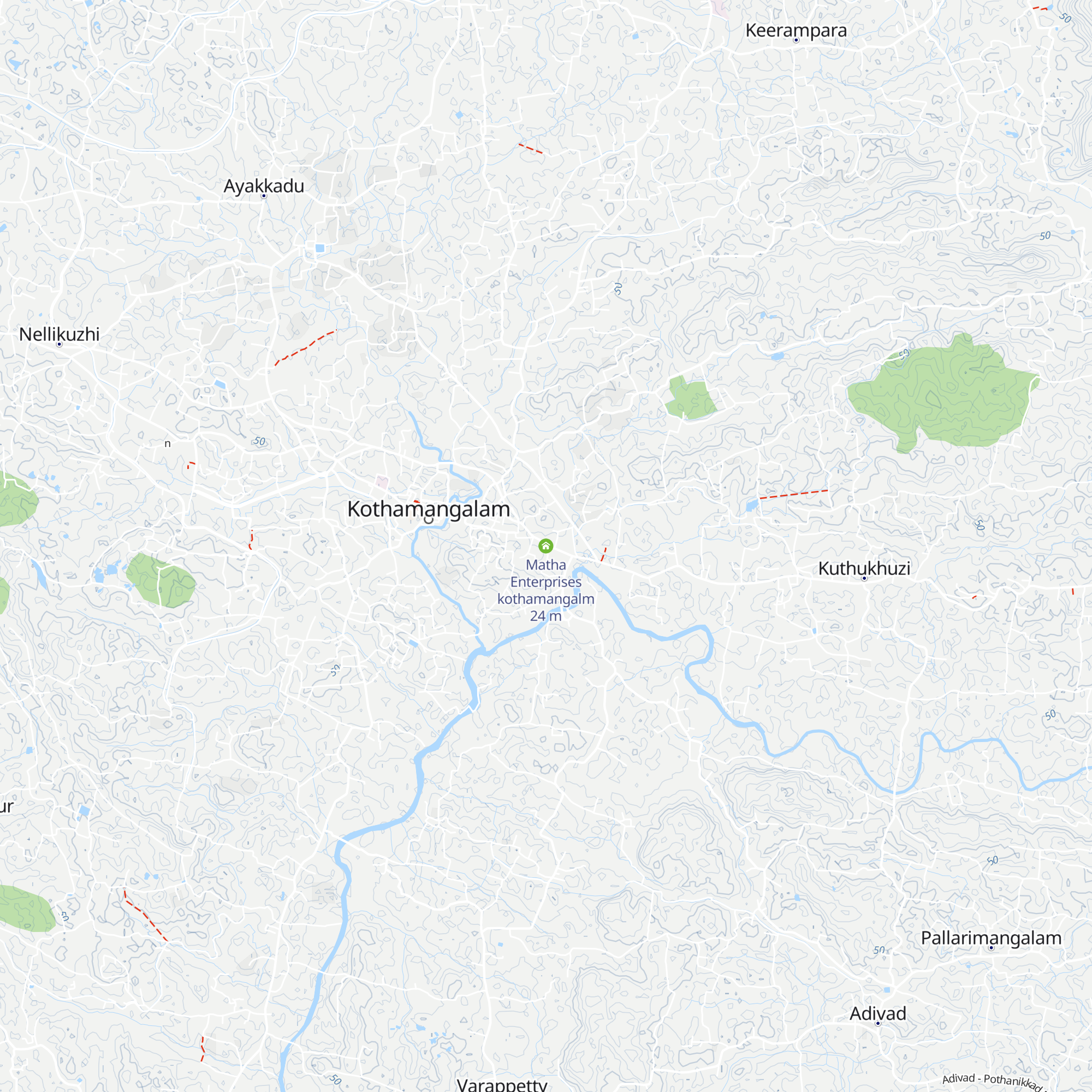 Matha Enterprises kothamangalm map