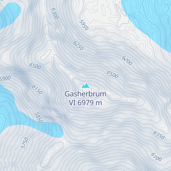 Map of Gasherbrum VI