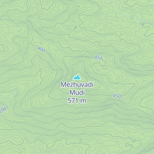 Map of Mezhuvadi Mudi