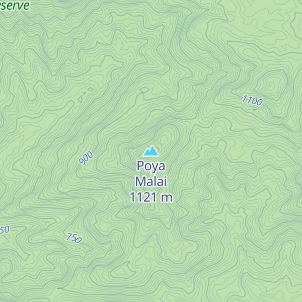 Map of Poya Malai
