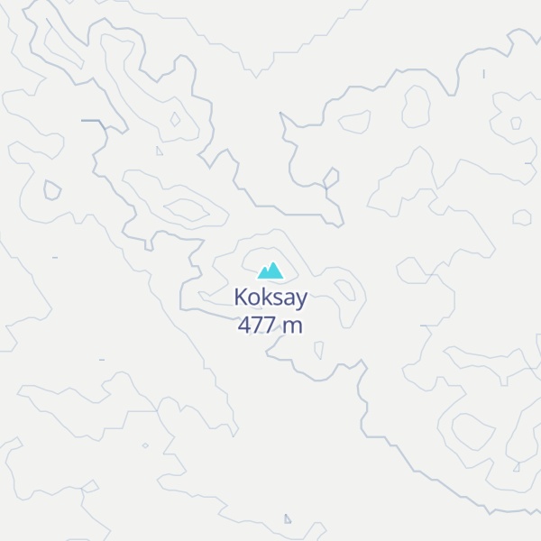 Map of Koksay