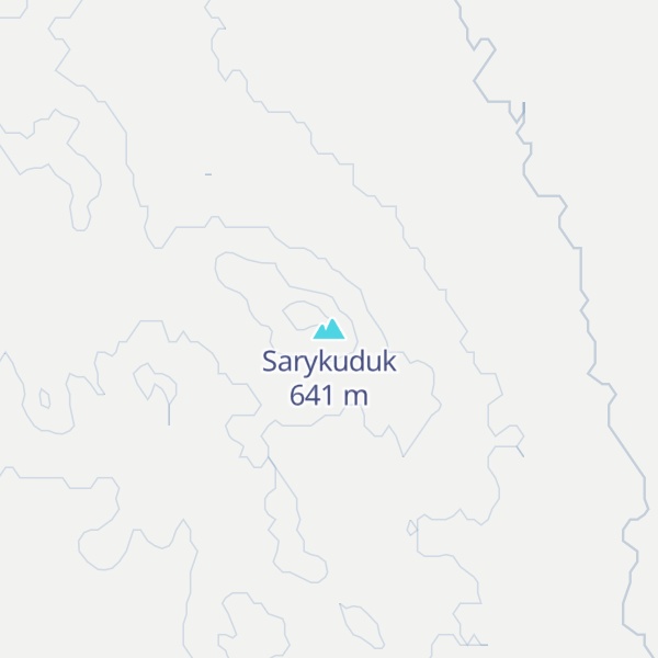Map of Sarykuduk